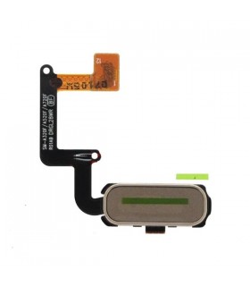 Flex Boton Home Huella Dactilar para Samsung Galaxy A3 A320F 2017 , A5 A520F 2017 ,A7 A720F 2017 - Oro