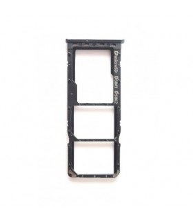 Bandeja Dual SIM+Micro SD negra para Samsung Galaxy A7 2018 A750