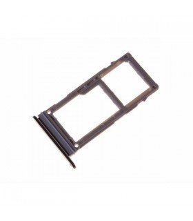 Set de Soporte SIM y SD para Samsung Galaxy A8 2018, A8+ 2018 - Negra