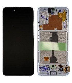 Pantalla Original Con Marco Para Samsung Galaxy A90 - A908 Blanco