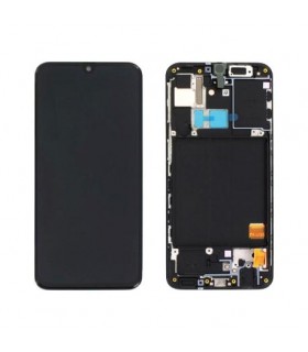 Pantalla Completa Original Con Marco Para Samsung Galaxy A31 - A315 Negro
