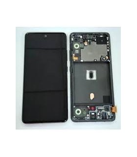 Pantalla completa con marco para Samsung Galaxy A51 5G SM-A516 negra original