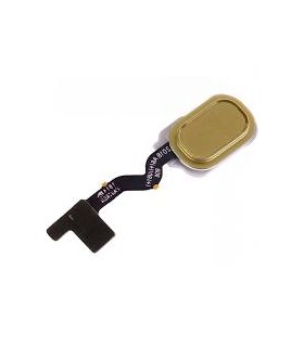 Flex con botón de menú dorado con lector de huellas para Samsung Galaxy J6 2018 J600F