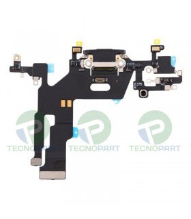 Flex con conector de carga datos y accesorios lightning negro para iPhone 11 A2221