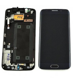 Pantalla completa con marco para Samsung Galaxy S6 Edge G925F negra original