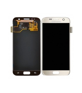 Pantalla Completa Para Samsung Galaxy S7 G930F Dorada Original