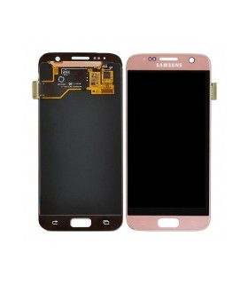 Pantalla Completa Para Samsung Galaxy S7 G930F Rosa Original
