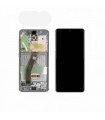 Pantalla completa con marco para Samsung Galaxy S20 G980 G981 gris original