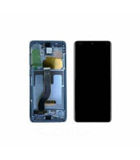 Pantalla completa con marco para Samsung Galaxy S20 Plus 5G G985 G986 azul original
