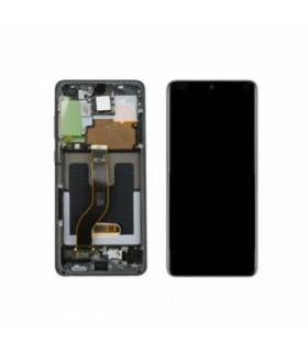 Pantalla completa con marco para Samsung Galaxy S20 Plus G985 G986 negra original
