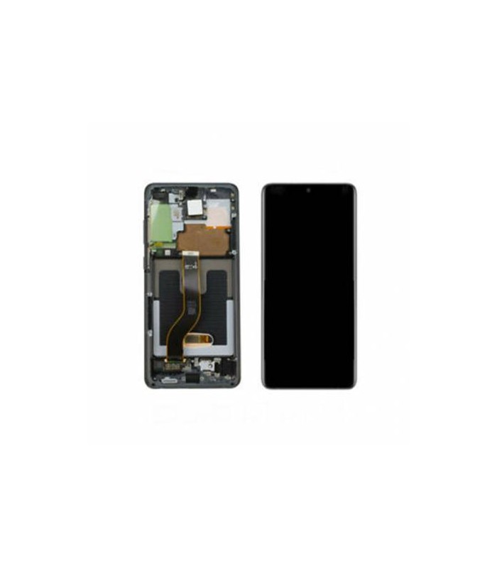 Pantalla completa con marco para Samsung Galaxy S20 Plus G985 G986 negra original