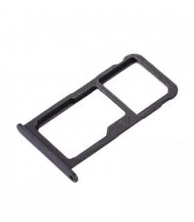 Bandeja Dual SIM y SD negra para Huawei P8 Lite 2017 PRA-LX1 P9 Lite 2017 Honor 8 Lite