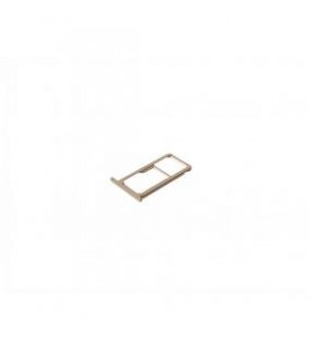 Bandeja Dual SIM+Micro SD dorada para Huawei P9 Plus