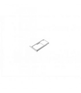 Bandeja Dual SIM+Micro SD plateada para Huawei P9 Plus