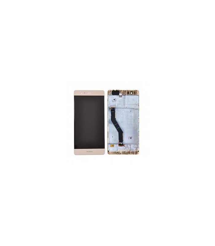 Pantalla completa con marco para Huawei P9 Plus dorada