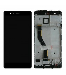 Pantalla completa con marco para Huawei P9 Plus Negra