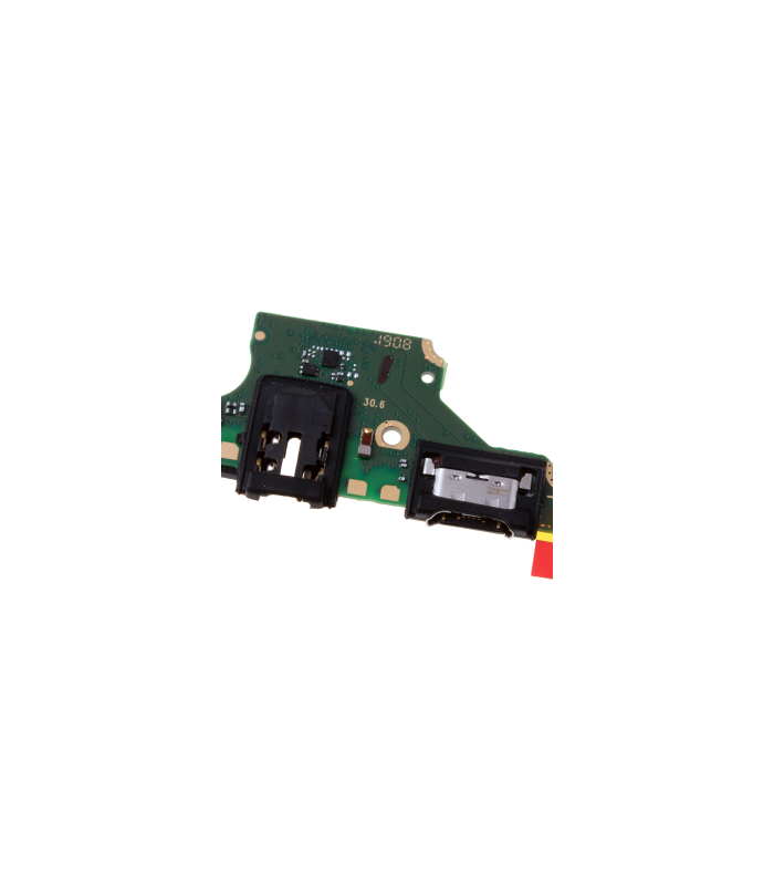 Placa auxiliar con conector de audio jack 3.5mm y conector USB Tipo C con carga datos y accesorios para Huawei P20 Lite ANE-LX1