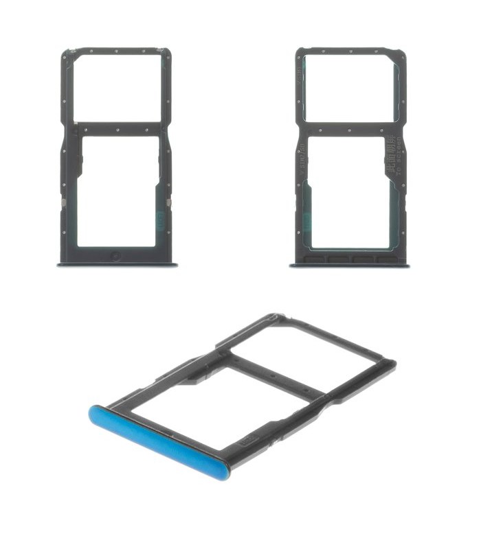 Bandeja Dual SIM+SD Azul para Huawei P30 Lite