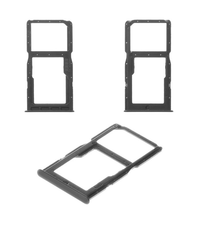 Bandeja Dual SIM+SD Negra para Huawei P30 Lite
