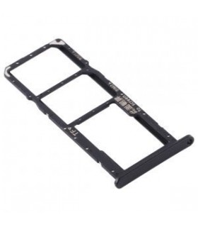 Bandeja de tarjeta sim y micro sd, Huawei Y6 2018  Honor 7A  Y6 Prime 2018 – color negra