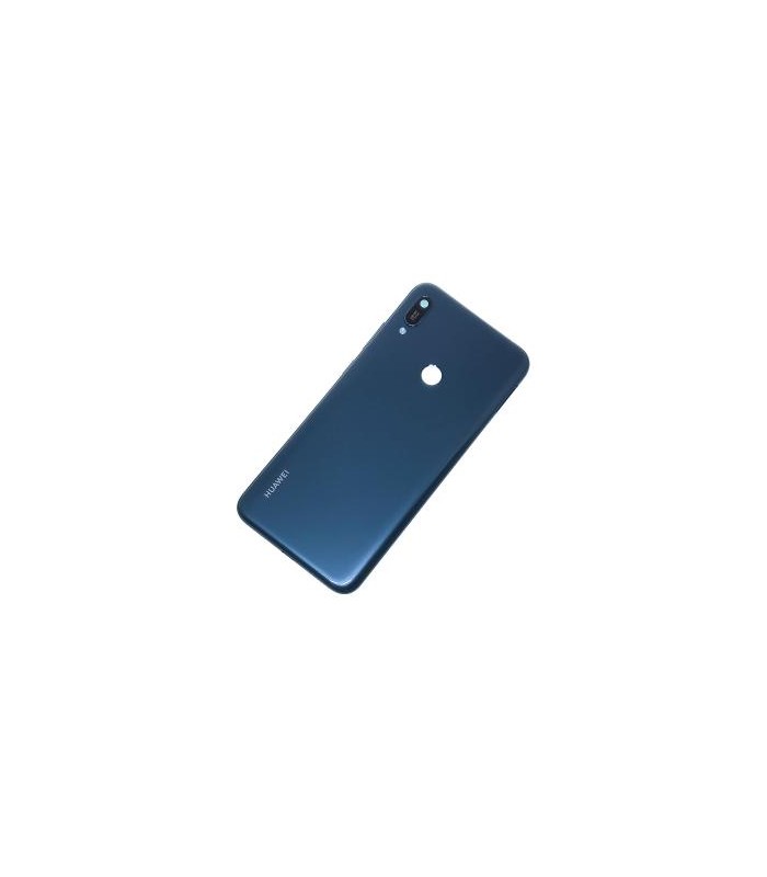 Tapa trasera azul con lente sin huella para Huawei Y6 2019 MDR-LX1