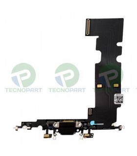 Flex con conector de carga,datos y accesorios lightning negro para iPhone 8 PLUS