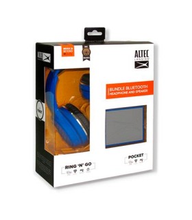 AURICULARES DIADEMA BLUETOOTH CON ALTAVOZ AZUL 2 W ALTEC