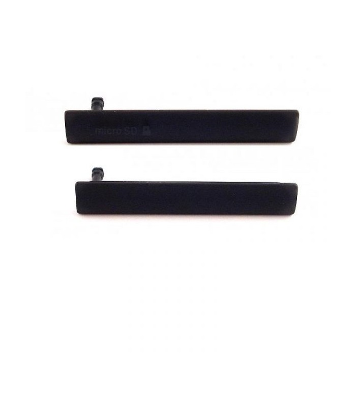 Set De Tapaderas para Sony Xperia Z3 Compact (D5803 D5833) Negro