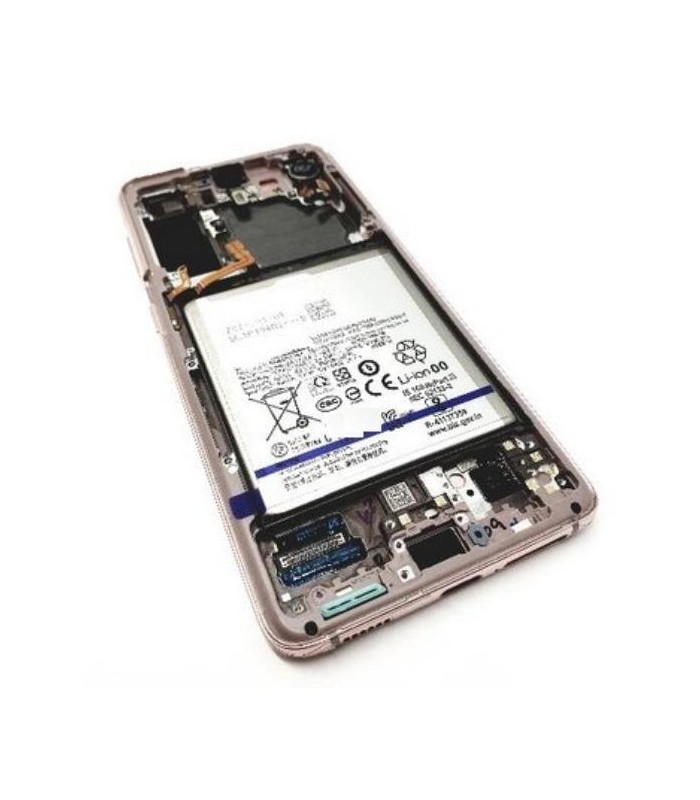 Pantalla Completa Service Pack con Marco para Samsung Galaxy S21 5G G991 G911B Violeta