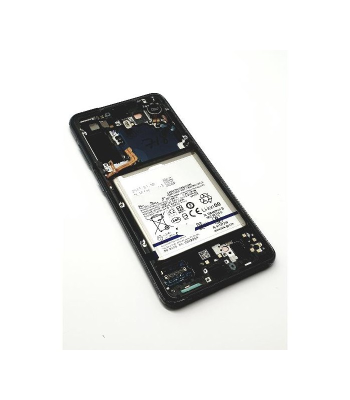 Pantalla Completa con Marco Service Pack para Samsung Galaxy S21 5G G991 G991B Gris