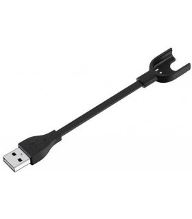 Cable USB de carga y sincronización de carga base de repuesto para Xiaomi mi Band 3 negro