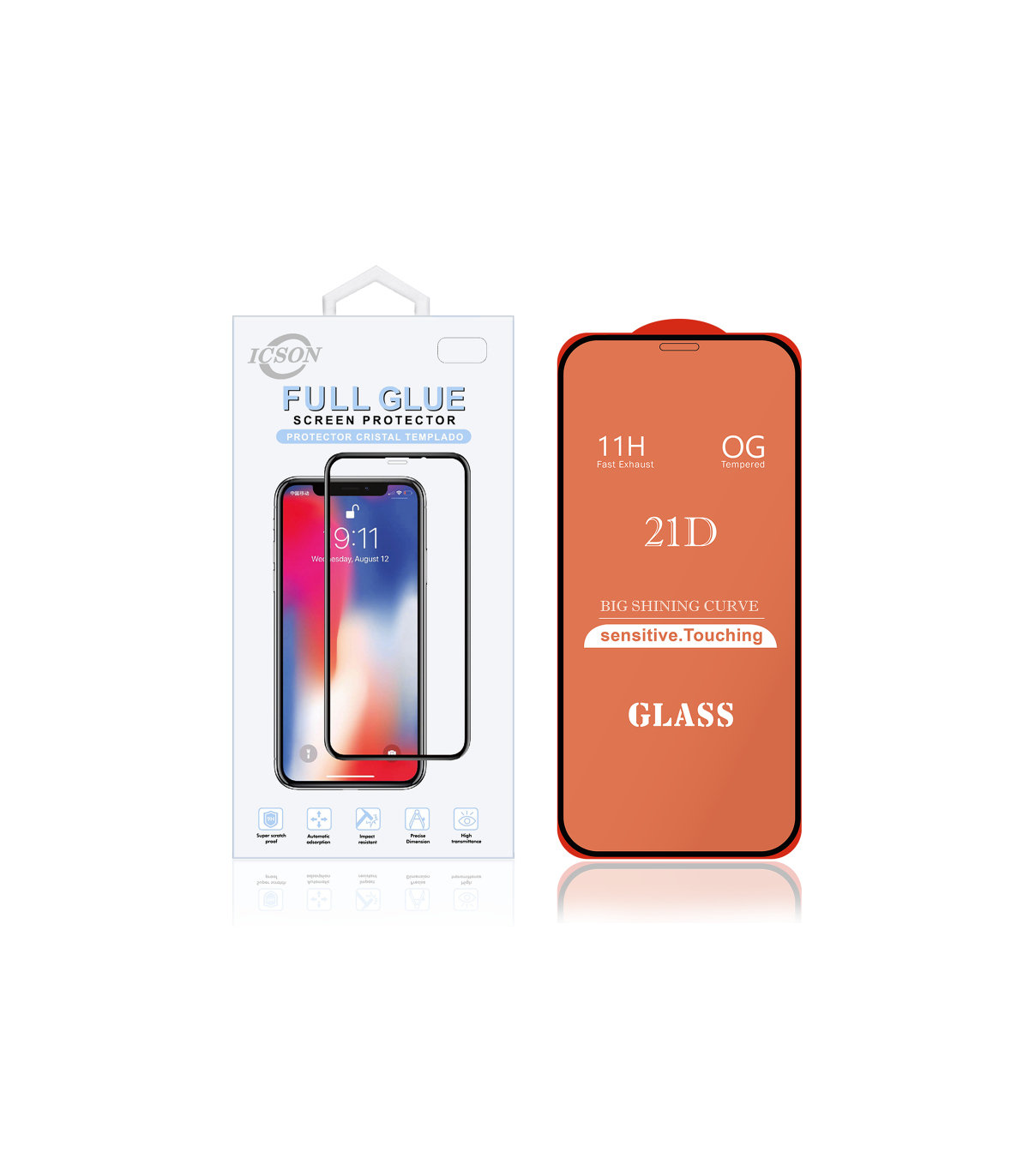 Cristal templado Full Glue 11D Premium Xiaomi Redmi Note 10 Pro/Note 1