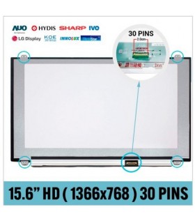 Pantalla de LCD 15.6 pulgadas 30 pin con conector en derecho