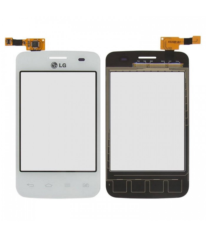 Cristal táctil puede usarse con LG E435 Optimus L3 II, blanco