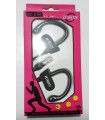 Auriculares Sport stereo 1.2m NEGRO