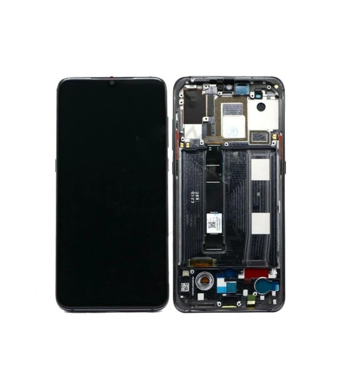 Pantalla completa con marco para Xiaomi Mi 9 Negro original