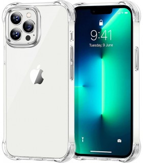 Funda Silicona Resistente Antigolpes transparente para iPhone 12 pro max