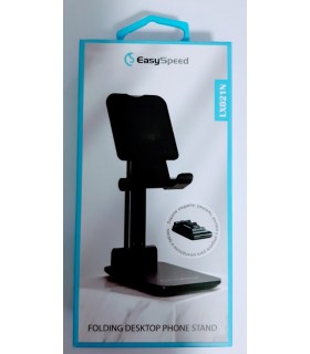 SOPORTE DE MESA PLEGABLE PARA MOVILES Y TABLETS NEGRO