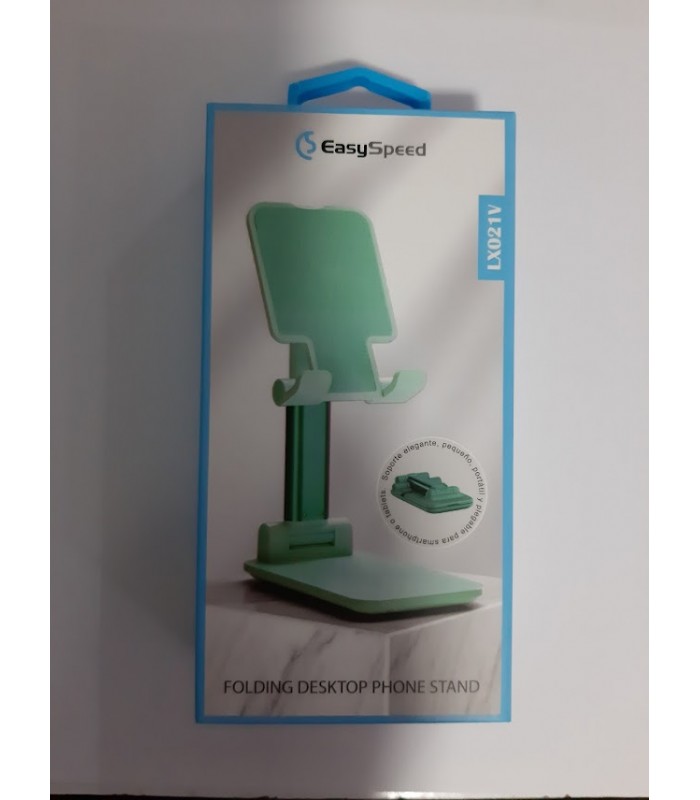 SOPORTE DE MESA PLEGABLE PARA MOVILES Y TABLETS VERDE