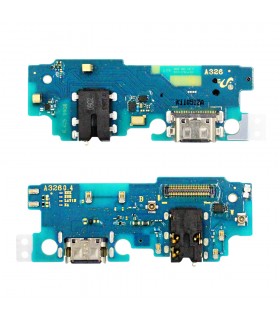 Placa Carga Original Tipo C  Jack Audio Para Samsung Galaxy A32 5G  A326