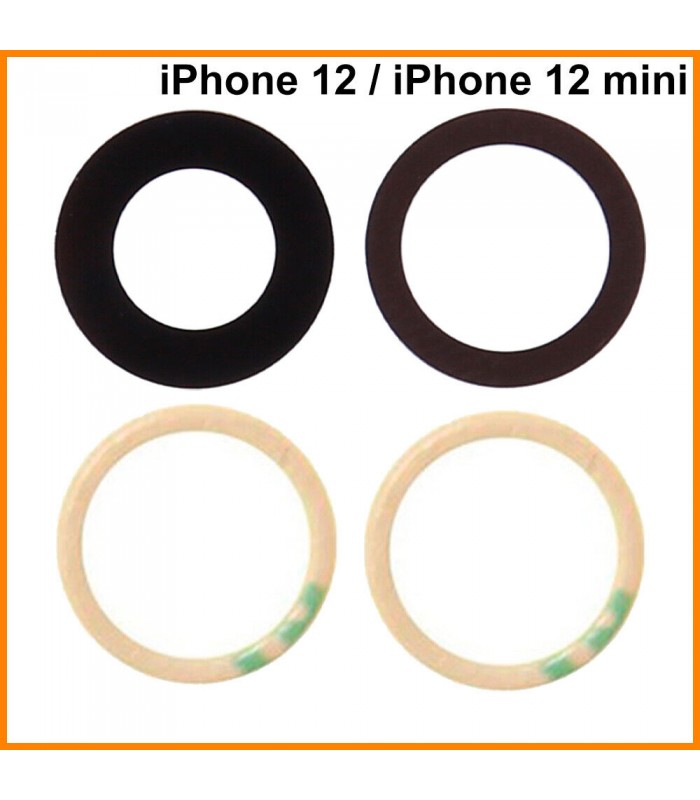 CRISTAL DE CAMARA PARA APPLE IPHONE 12  12 MINI REPUESTO LENTE TRASERA