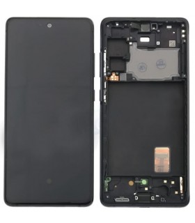 Pantalla Con Marco Azul Negro Samsung S20 FE 5G G781 ORIGINAL