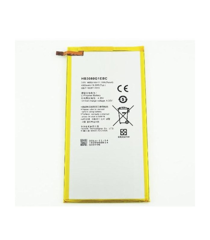 Bateria HB3080G1EBC para Tablet Huawei T1 10 A21W, T3 10 AGS-L09, S8-701W, 701U, S8-301, T1-821