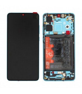 Pantalla Completa Con Marco  Para Huawei P30 Azul - Aurora Original Service Pack 02354HRH