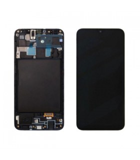 Pantalla Samsung Galaxy A20 A205F OLED Negra Con Marco Completa