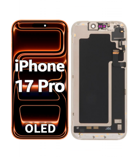 Pantalla completa para iPhone 17 Pro negra OLED